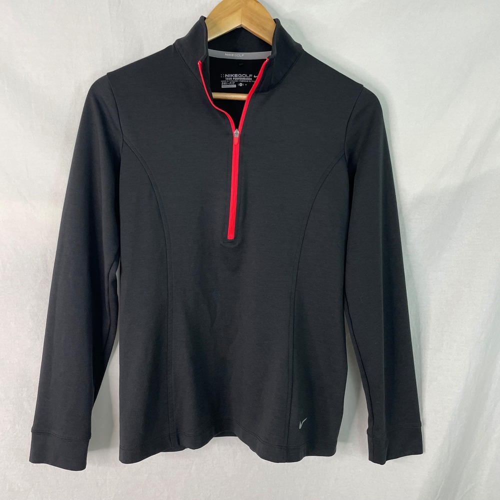 Nike Golf Jacket Womens Medium M Tour Performance Pullover Quarter Zip